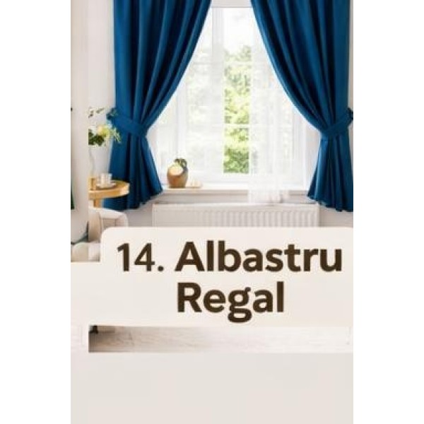 Set Perdea Voal + Draperie Catifea Blackout 400x160 cm PROVENINETA TURCIA, CALITATE GARANTATA!  SET23
