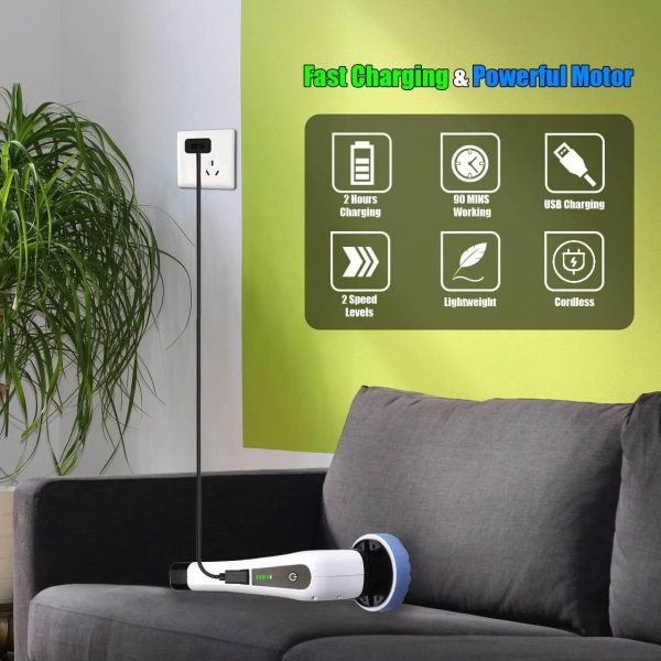 Perie electrica rotativa de curatate 9 in 1 – 9 capete multifunctionale, 2 viteze, maner telescopic PR91 Perie electrica rotativa de curatate 9 in 1 – 9 capete multifunctionale, 2 viteze, maner telescopic PR91