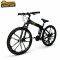 Bicicletă Caraiman, pliabilă, roți 26 inch, cu dublă suspensie, frâne pe disc, VERDE 26ZDV