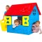 Casuta Mic copii plastic Albastra cu acoperis rosu 98 x 90 x 106 cm, LOJ-06 Casuta Mic copii plastic Albastra cu acoperis rosu 98 x 90 x 106 cm, LOJ-06