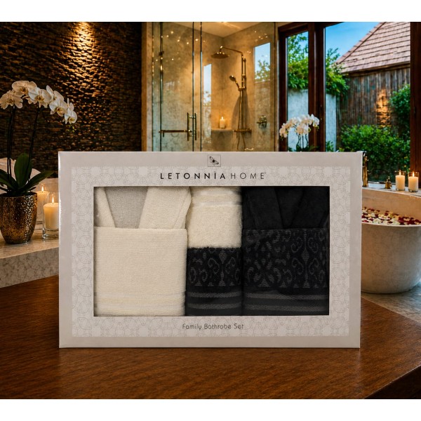 Set halate baie 6 piese – Eleganță și confort premium pentru întreaga familie SH1