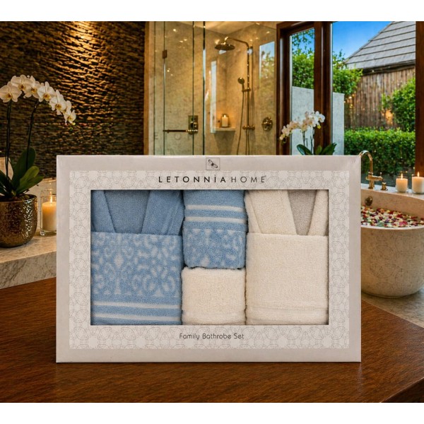 Set halate baie 6 piese – Eleganță și confort premium pentru întreaga familie SH3