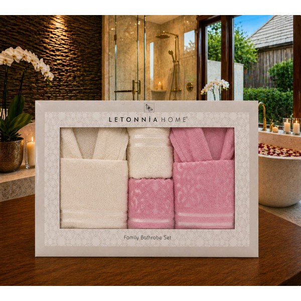 Set halate baie 6 piese – Eleganță și confort premium pentru întreaga familie SH4