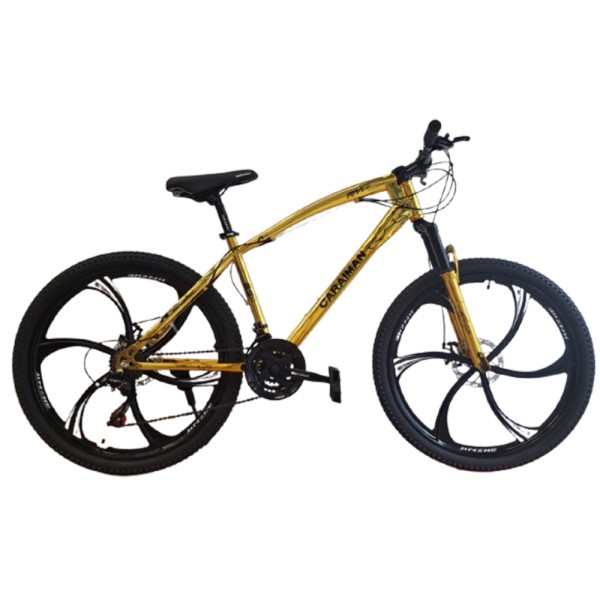 Bicicletă MTB CARAIMAN 26 MS – Design Premium Gold Mirror, Cadru Ușor, Frâne pe Disc Bicicletă MTB CARAIMAN 26 MS – Design Premium Gold Mirror, Cadru Ușor, Frâne pe Disc