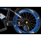 Bicicleta copii 10-14 ani cu roti ajutatoare si bidon pentru apa in suport JHT, 20 inch, albastru