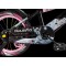 Bicicleta copii 10-14 ani cu roti ajutatoare si bidon pentru apa in suport JHT, 20 inch, Roz Bicicleta copii 10-14 ani cu roti ajutatoare si bidon pentru apa in suport JHT, 20 inch, Roz