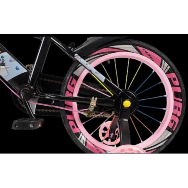 Bicicleta copii 10-14 ani cu roti ajutatoare si bidon pentru apa in suport JHT, 20 inch, Roz Bicicleta copii 10-14 ani cu roti ajutatoare si bidon pentru apa in suport JHT, 20 inch, Roz