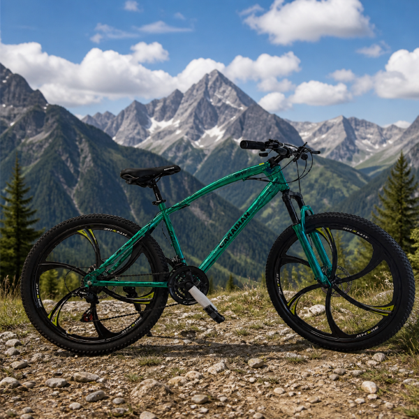 Bicicletă MTB CARAIMAN 26 MS – Design Premium Verde, Cadru Ușor, Frâne pe Disc Bicicletă MTB CARAIMAN 26 MS – Design Premium Verde, Cadru Ușor, Frâne pe Disc