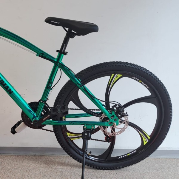 Bicicletă MTB CARAIMAN 26 MS – Design Premium Verde, Cadru Ușor, Frâne pe Disc