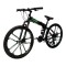 Bicicletă Caraiman, pliabilă, roți 26 inch, cu dublă suspensie, frâne pe disc, VERDE 26ZDV