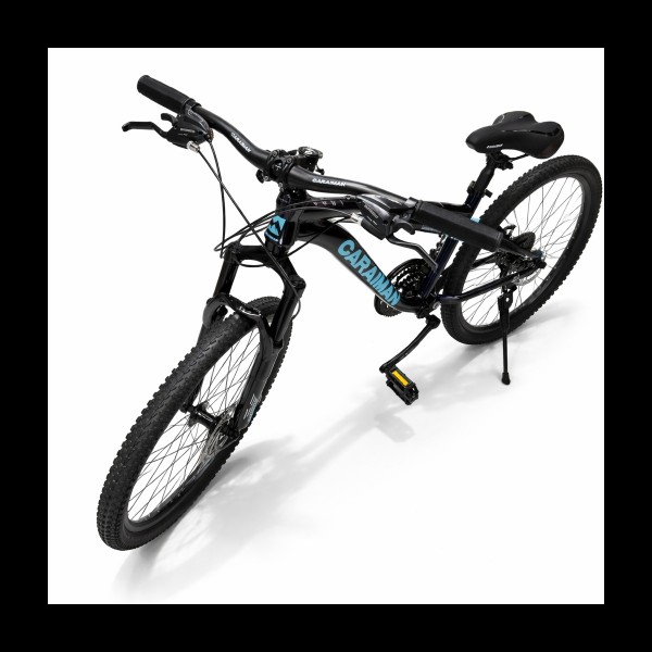 Bicicletă Caraiman, roți 26 inch, cu dublă suspensie, frâne pe disc, 26 GTR-601 Albastru Cameleon Bicicletă Caraiman, roți 26 inch, cu dublă suspensie, frâne pe disc, 26 GTR-601 Albastru Cameleon