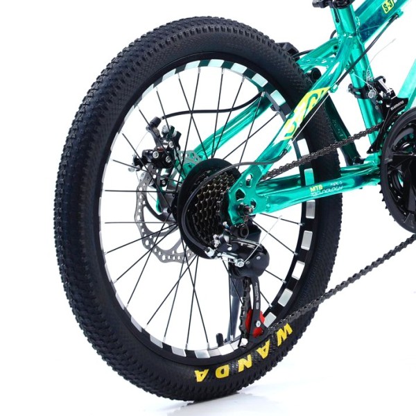Bicicletă Caraiman, roți 20, cadru oțel, frâne pe disc, 20 CR Verde Bicicletă Caraiman, roți 20, cadru oțel, frâne pe disc, 20 CR Verde