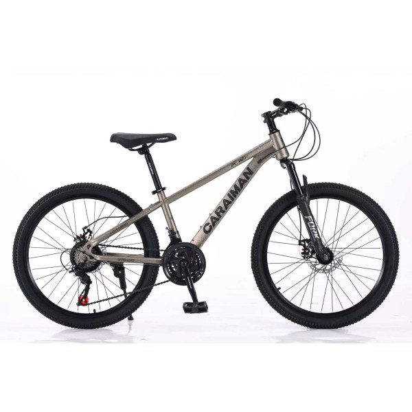 Bicicleta MTB cu Roti de 26 GTR-007, 21 Viteze, Manete Secventiale Shimano, gri/negru Bicicleta MTB cu Roti de 26 GTR-007, 21 Viteze, Manete Secventiale Shimano, gri/negru