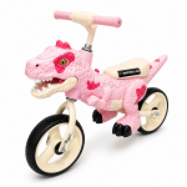 Bicicleta de echilibru copii Verde Dinozaur cu Lumini si Sunete BFPD2 Bicicleta de echilibru copii Verde Dinozaur cu Lumini si Sunete BFPD2