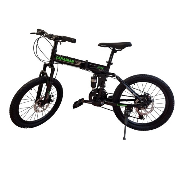 Bicicletă Caraiman, 20ZD, pliabilă, roți 20 inch, cu dublă suspensie, frâne pe disc, verde 20ZD1 Bicicletă Caraiman, 20ZD, pliabilă, roți 20 inch, cu dublă suspensie, frâne pe disc, verde 20ZD1