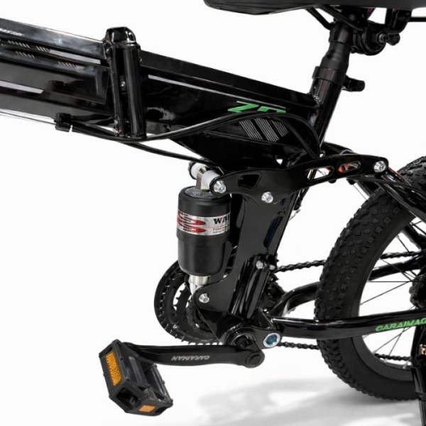 Bicicletă Caraiman, 20ZD, pliabilă, roți 20 inch, cu dublă suspensie, frâne pe disc, verde 20ZD1 Bicicletă Caraiman, 20ZD, pliabilă, roți 20 inch, cu dublă suspensie, frâne pe disc, verde 20ZD1