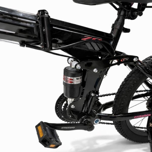 Bicicletă Caraiman, 20ZD, pliabilă, roți 20 inch, cu dublă suspensie, frâne pe disc, ROSU 20ZD2 Bicicletă Caraiman, 20ZD, pliabilă, roți 20 inch, cu dublă suspensie, frâne pe disc, ROSU 20ZD2
