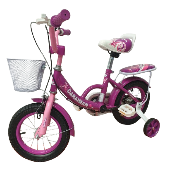 Bicicleta Caraiman, 16G, 16 inch, Roti Ajutatoare, Varsta 4-8 ani, Mov