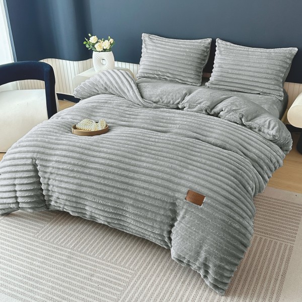 Lenjerie Cocolino pat dublu ,tip raiat, 4 piese, cu ELASTIC 180X200 LCTRC7 Lenjerie Cocolino pat dublu ,tip raiat, 4 piese, cu ELASTIC 180X200 LCTRC7