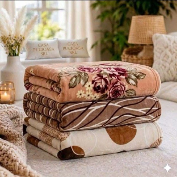 Set 3 Pături Cocolino 200x230 cm – 109 Lei | Super Pufoase și Călduroase S3PC25 Set 3 Pături Cocolino 200x230 cm – 109 Lei | Super Pufoase și Călduroase S3PC25