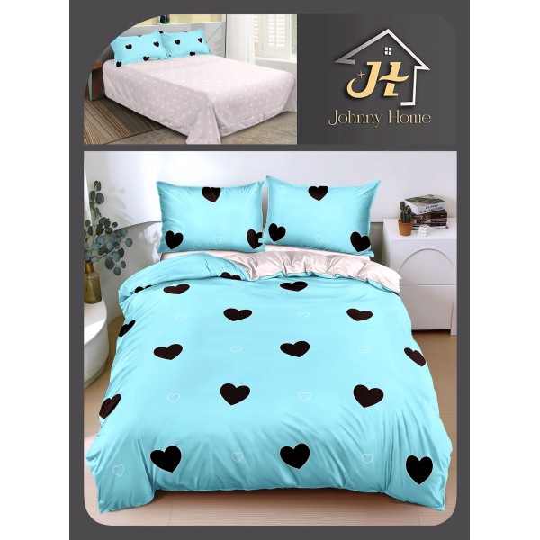 Lenjerie de Pat dublu, Bumbac Satinat Superior,4 Piese Cearceaf de pat 240 x 250 cm, A50-4 Lenjerie de Pat dublu, Bumbac Satinat Superior,4 Piese Cearceaf de pat 240 x 250 cm, A50-4