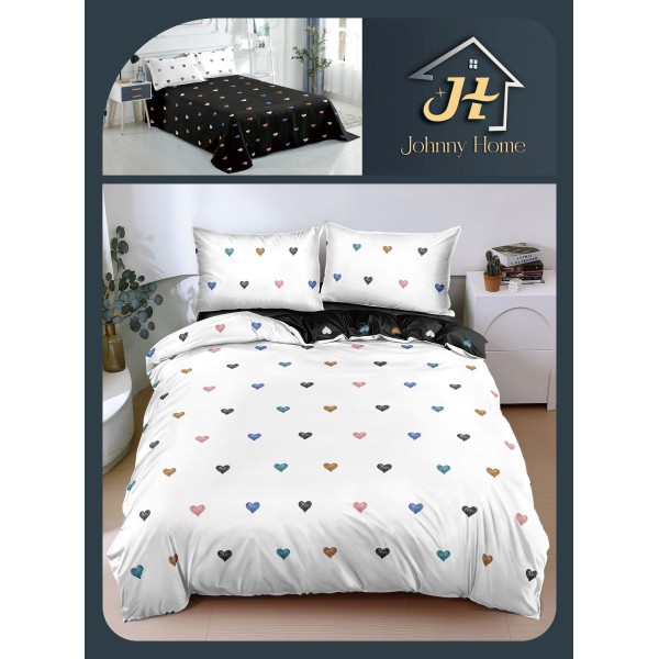 Lenjerie de Pat dublu, Bumbac Satinat Superior,4 Piese Cearceaf de pat 240 x 250 cm, A50-28 Lenjerie de Pat dublu, Bumbac Satinat Superior,4 Piese Cearceaf de pat 240 x 250 cm, A50-28