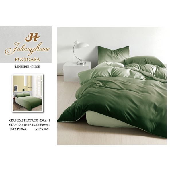 Lenjerie de Pat dublu, Bumbac Satinat Superior,4 Piese Cearceaf de pat 240 x 250 cm, A50-51 Lenjerie de Pat dublu, Bumbac Satinat Superior,4 Piese Cearceaf de pat 240 x 250 cm, A50-51
