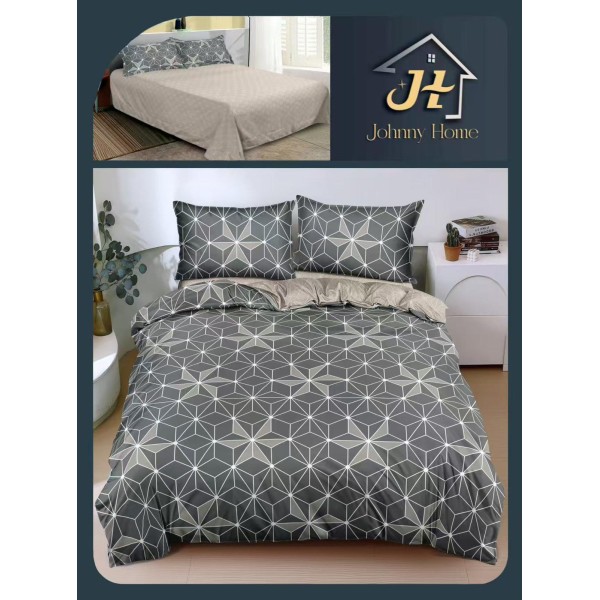 Lenjerie de Pat dublu, Bumbac Satinat Superior,4 Piese Cearceaf de pat 240 x 250 cm, A50-69 Lenjerie de Pat dublu, Bumbac Satinat Superior,4 Piese Cearceaf de pat 240 x 250 cm, A50-69
