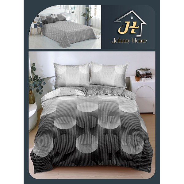 Lenjerie de Pat dublu, Bumbac Satinat Superior,4 Piese Cearceaf de pat 240 x 250 cm, A50-74 Lenjerie de Pat dublu, Bumbac Satinat Superior,4 Piese Cearceaf de pat 240 x 250 cm, A50-74
