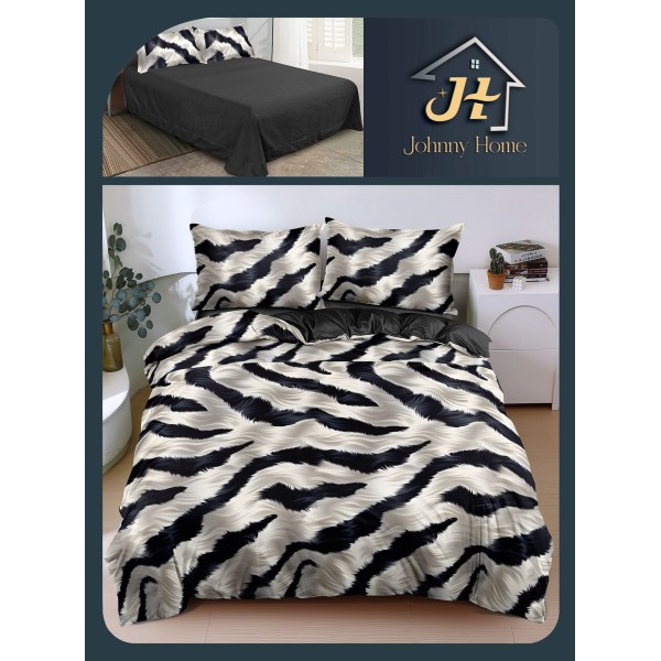 Lenjerie de Pat dublu, Bumbac Satinat Superior,4 Piese Cearceaf de pat 240 x 250 cm, A50-89 Lenjerie de Pat dublu, Bumbac Satinat Superior,4 Piese Cearceaf de pat 240 x 250 cm, A50-89