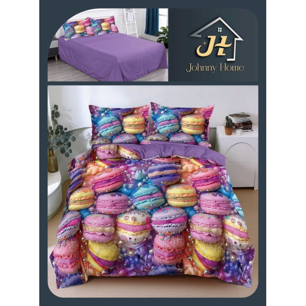 Lenjerie de Pat dublu, Bumbac Satinat Superior,4 Piese Cearceaf de pat 240 x 250 cm, A50-91 Lenjerie de Pat dublu, Bumbac Satinat Superior,4 Piese Cearceaf de pat 240 x 250 cm, A50-91