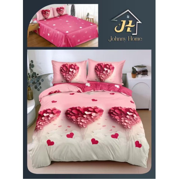 Lenjerie de Pat dublu, Bumbac Satinat Superior,4 Piese Cearceaf de pat 240 x 250 cm, A50-96 Lenjerie de Pat dublu, Bumbac Satinat Superior,4 Piese Cearceaf de pat 240 x 250 cm, A50-96