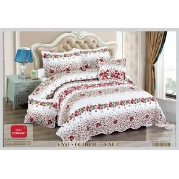 Cuvertură Pat Dublu, 5 Piese, Bumbac 100% , Imprimat –Calitate Premium, 230x250 cm, CUVE-2 Cuvertură Pat Dublu, 5 Piese, Bumbac 100% , Imprimat –Calitate Premium, 230x250 cm, CUVE-2