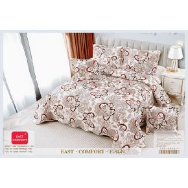 Cuvertură Pat Dublu, 5 Piese, Bumbac 100% , Imprimat –Calitate Premium, 230x250 cm, CUVE-20