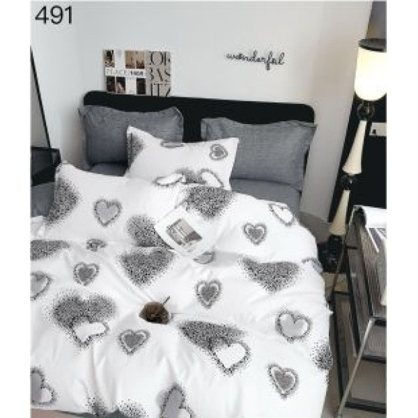 Lenjerie de pat dublu Bumbac FINET, pentru 2 persoane, 6 piese, Cearceaf de pat 230 x 250cm, CF43 Lenjerie de pat dublu Bumbac FINET, pentru 2 persoane, 6 piese, Cearceaf de pat 230 x 250cm, CF43