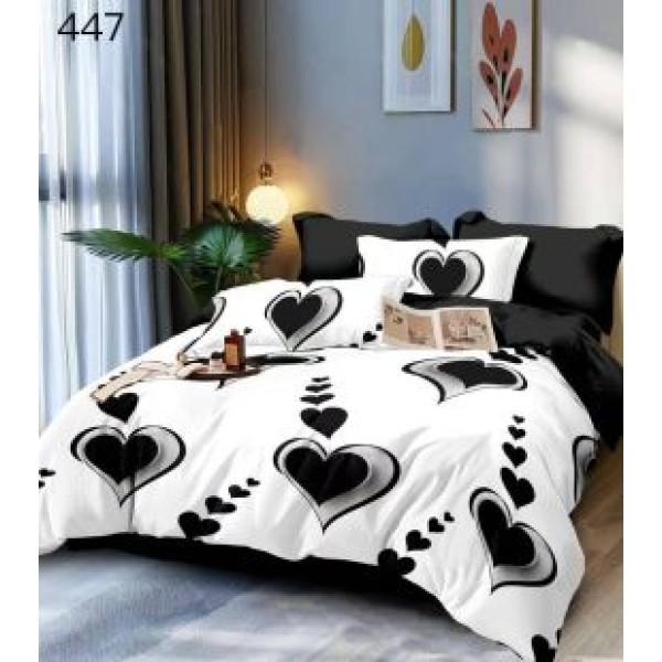 Lenjerie de pat dublu Bumbac FINET, pentru 2 persoane, 6 piese, Cearceaf de pat 230 x 250cm, CF63 Lenjerie de pat dublu Bumbac FINET, pentru 2 persoane, 6 piese, Cearceaf de pat 230 x 250cm, CF63