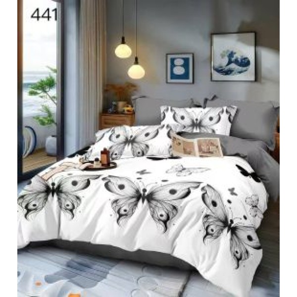 Lenjerie de pat dublu Bumbac FINET, pentru 2 persoane, 6 piese, Cearceaf de pat 230 x 250cm, CF69 Lenjerie de pat dublu Bumbac FINET, pentru 2 persoane, 6 piese, Cearceaf de pat 230 x 250cm, CF69