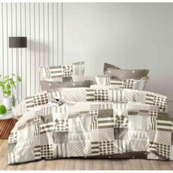 Lenjerie de pat dublu Bumbac FINET, pentru 2 persoane, 6 piese, Cearceaf de pat 230 x 250cm, CF78 Lenjerie de pat dublu Bumbac FINET, pentru 2 persoane, 6 piese, Cearceaf de pat 230 x 250cm, CF78