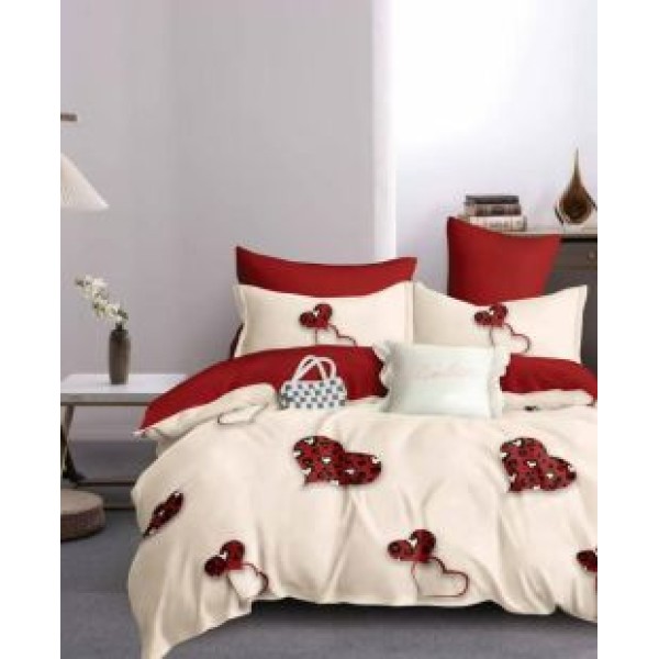 Lenjerie de pat dublu Bumbac FINET, pentru 2 persoane, 6 piese, Cearceaf de pat 230 x 250cm, CF97 Lenjerie de pat dublu Bumbac FINET, pentru 2 persoane, 6 piese, Cearceaf de pat 230 x 250cm, CF97