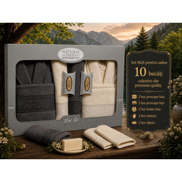 Set cadou premium pentru baie – 10 piese SET10P2