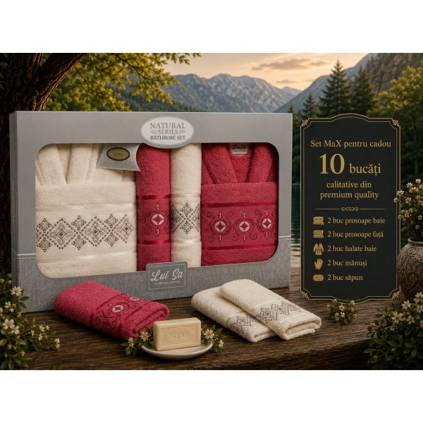 Set cadou premium pentru baie – 10 piese SET10P5