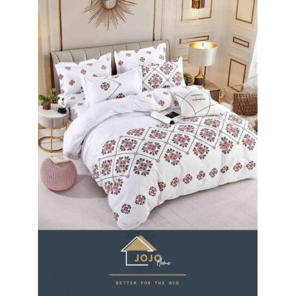 Set Lenjerie Eleganta Finet Din 4 Piese ,Pat 1 Persoana, Cearceaf de pat 155 x 230cm, JK-011 Set Lenjerie Eleganta Finet Din 4 Piese ,Pat 1 Persoana, Cearceaf de pat 155 x 230cm, JK-011