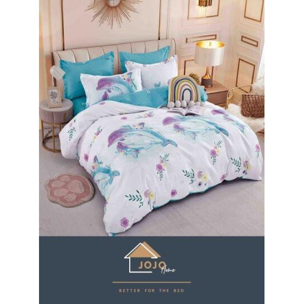 Set Lenjerie Eleganta Finet Din 4 Piese ,Pat 1 Persoana, Cearceaf de pat 155 x 230cm, JK-017 Set Lenjerie Eleganta Finet Din 4 Piese ,Pat 1 Persoana, Cearceaf de pat 155 x 230cm, JK-017
