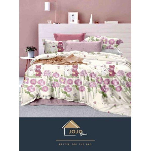 Set Lenjerie Eleganta Finet Din 4 Piese ,Pat 1 Persoana, Cearceaf de pat 155 x 230cm, JK-019 Set Lenjerie Eleganta Finet Din 4 Piese ,Pat 1 Persoana, Cearceaf de pat 155 x 230cm, JK-019