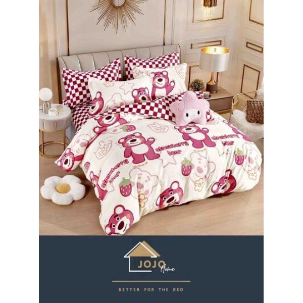 Set Lenjerie Eleganta Finet Din 4 Piese ,Pat 1 Persoana, Cearceaf de pat 155 x 230cm, JK-024 Set Lenjerie Eleganta Finet Din 4 Piese ,Pat 1 Persoana, Cearceaf de pat 155 x 230cm, JK-024