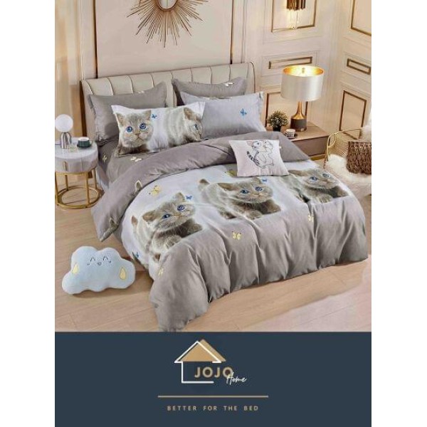 Set Lenjerie Eleganta Finet Din 4 Piese ,Pat 1 Persoana, Cearceaf de pat 155 x 230cm, JK-035 Set Lenjerie Eleganta Finet Din 4 Piese ,Pat 1 Persoana, Cearceaf de pat 155 x 230cm, JK-035