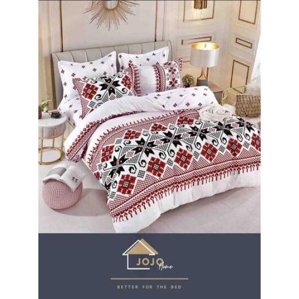Set Lenjerie Eleganta Finet Din 4 Piese ,Pat 1 Persoana, Cearceaf de pat 155 x 230cm, JK-036 Set Lenjerie Eleganta Finet Din 4 Piese ,Pat 1 Persoana, Cearceaf de pat 155 x 230cm, JK-036