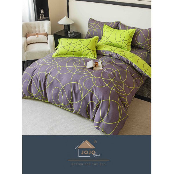 Set Lenjerie Eleganta Finet Din 4 Piese ,Pat 1 Persoana, Cearceaf de pat 155 x 230cm, JK-052 Set Lenjerie Eleganta Finet Din 4 Piese ,Pat 1 Persoana, Cearceaf de pat 155 x 230cm, JK-052