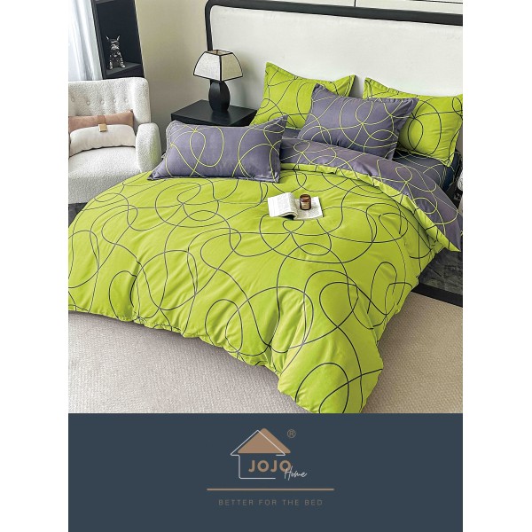 Set Lenjerie Eleganta Finet Din 4 Piese ,Pat 1 Persoana, Cearceaf de pat 155 x 230cm, JK-055 Set Lenjerie Eleganta Finet Din 4 Piese ,Pat 1 Persoana, Cearceaf de pat 155 x 230cm, JK-055