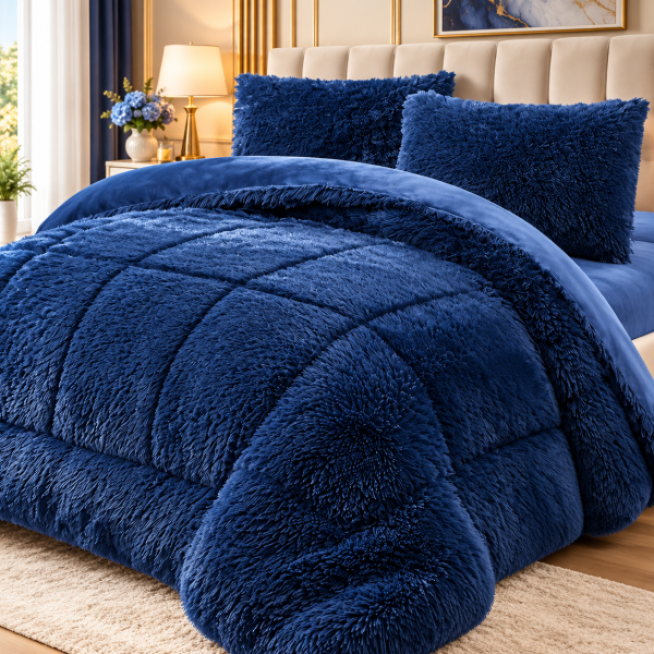 Pilotă Fluffy Pufoasă – Set 3 Piese cu 2 Fețe de Pernă, 200x230 cm PFLM1 Pilotă Fluffy Pufoasă – Set 3 Piese cu 2 Fețe de Pernă, 200x230 cm PFLM1